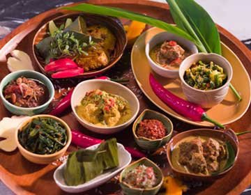 La comida típica de Bali