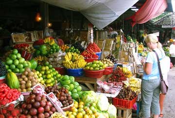 Mercado frutas Bali