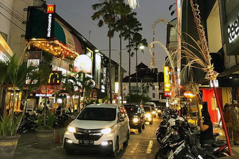 Zonas donde alojarse en Bali